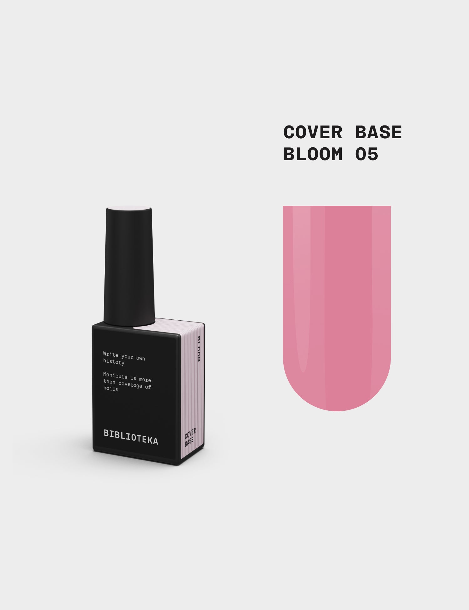BIBLIOTEKA Cover Base № 05 Bloom – Rosa Base, 10 ml