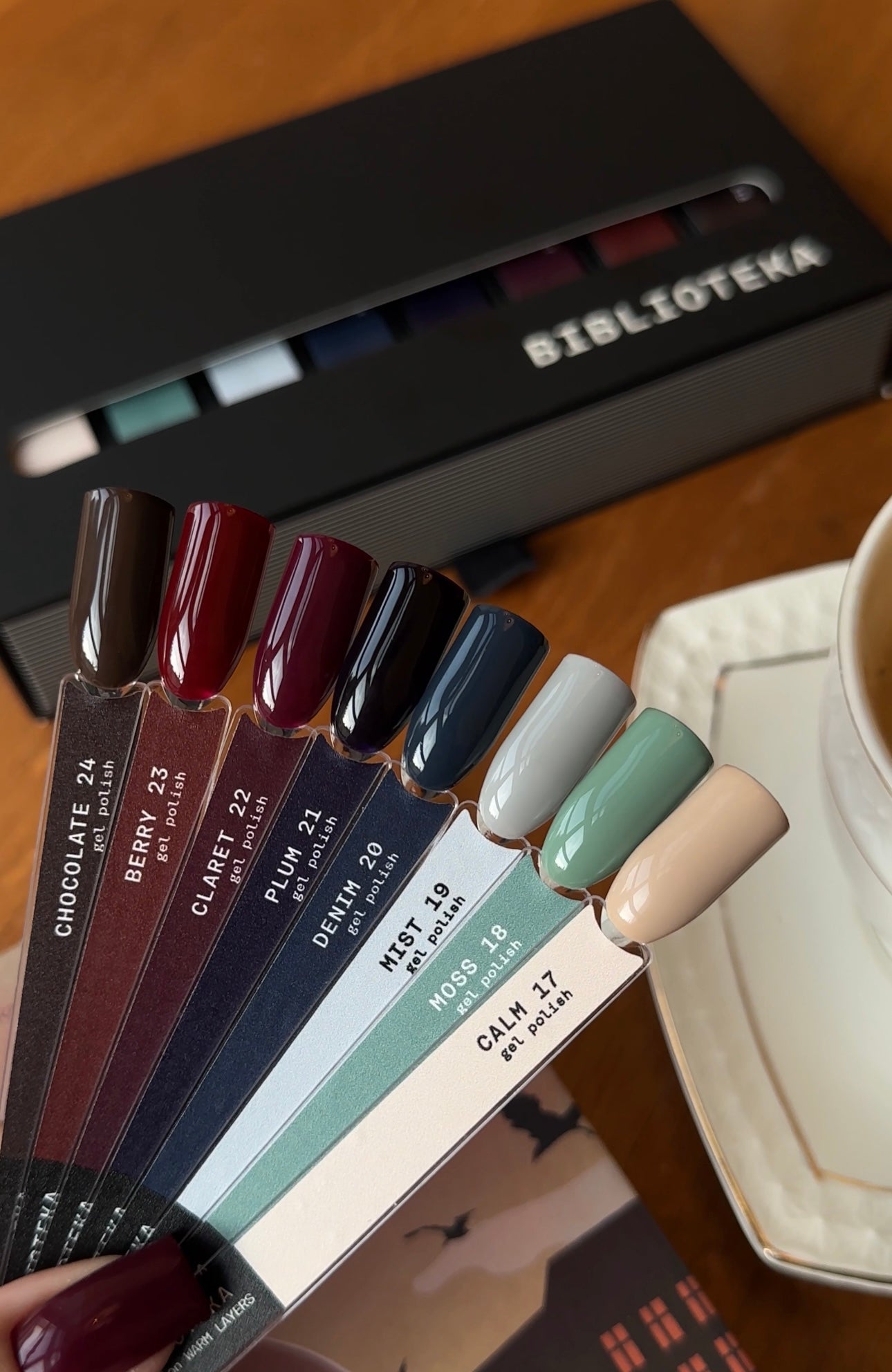 BIBLIOTEKA Gel Polishк № 20 Denim, 10 ml