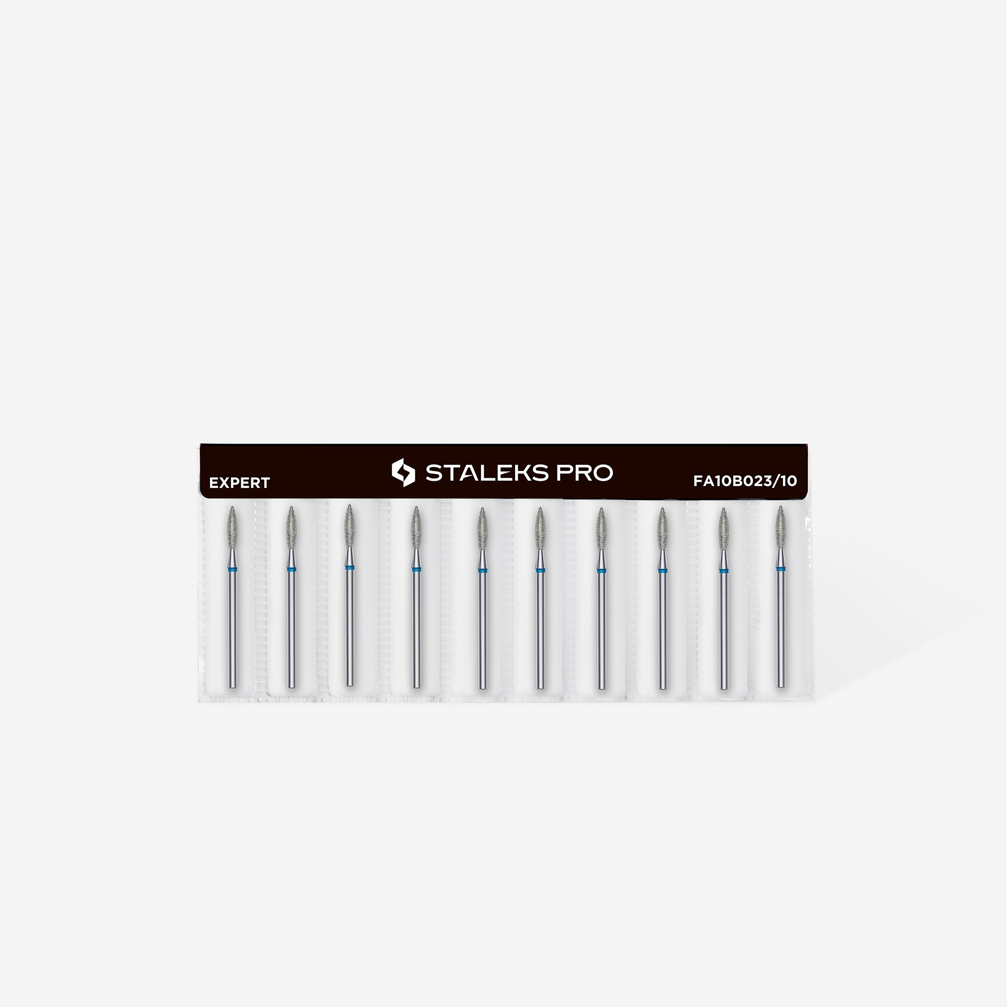 Diamantfräse "Flamme" Blau, Durchmesser 2.3 Mm / Arbeitsteil 10 Mm