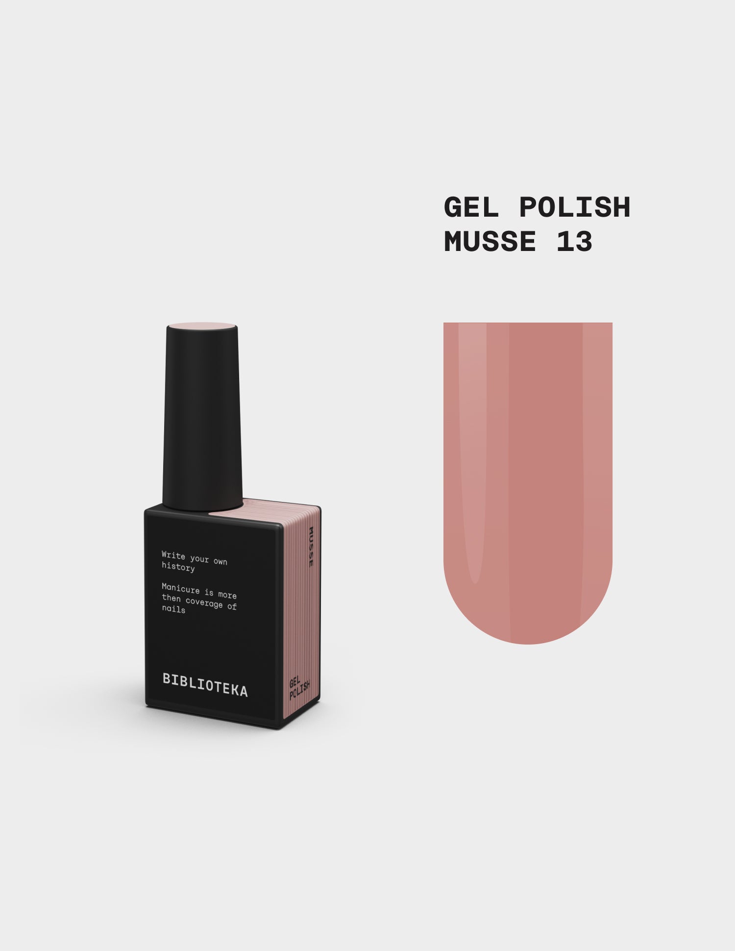 BIBLIOTEKA Gel Polish № 13 Musse, 10 ml